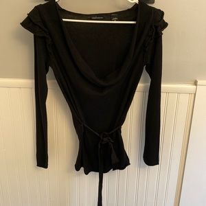 Long sleeve black light sweater xs , worn once